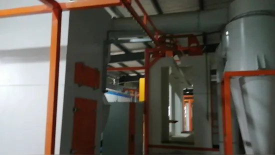 Wld2013 Automatische elektrostatische Pulverbeschichtungs-Sprühausrüstung/Maschine/Lackierlinien/Produktionslinie für Automobile/Radfelgen/Metall/Aluminiumprofile