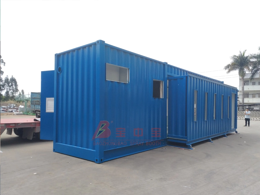 Bzb Brand Contaner Painting Room Movable Spraying Room Handle Open